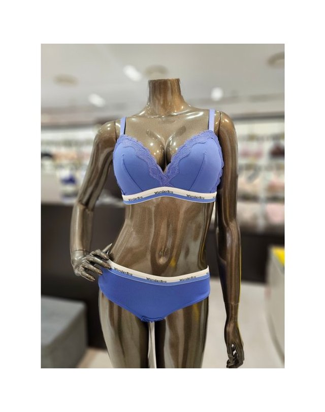 원더브라 [갤러리아] 4종택1 볼륨 노와이어,팬티세트(70A~85D)5N44T,5N45T,5N46T,5N47T 착용컷