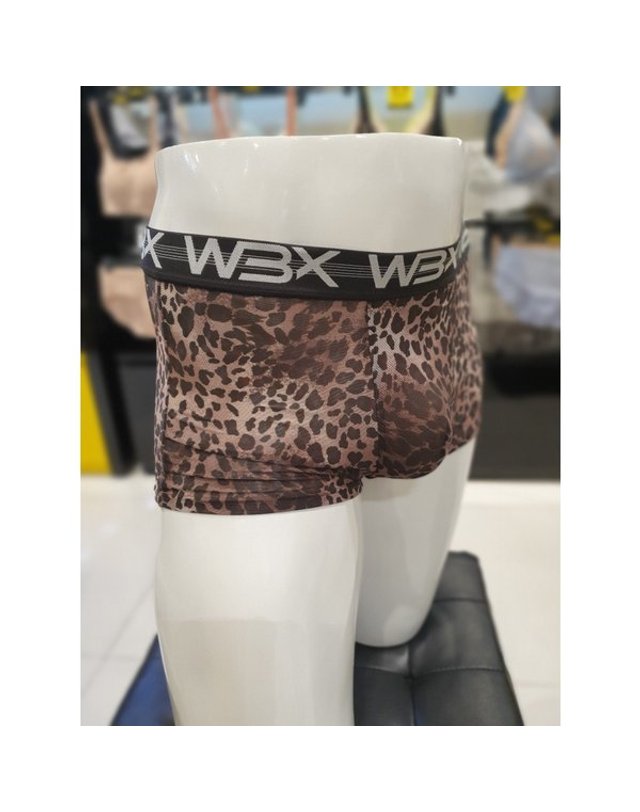 원더브라 [갤러리아] WBX 레오파드 호피 망사 남드로즈(95~110) WBMDR2K16T 착용컷