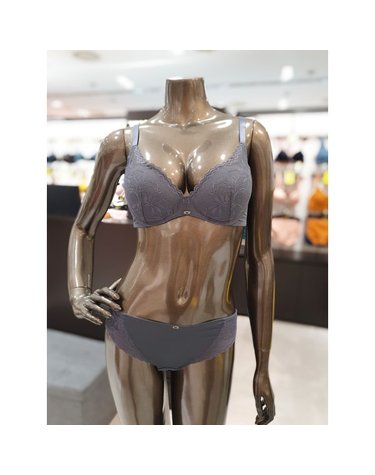 [갤러리아] 네이비 매직 노와이어 볼륨브라팬티세트(70A,70B,A~D컵)3M42T