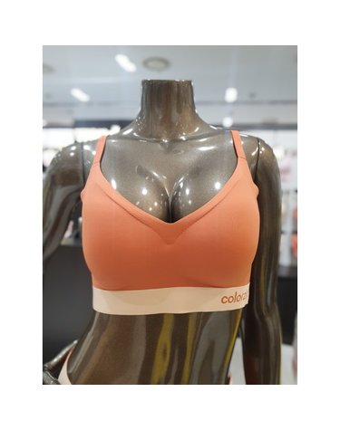 [갤러리아] 오렌지 심리스 무봉제 퓨징 끈타입 브라탑[컬러집] CZWBR1P06T