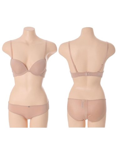 원더브라 [갤러리아] 베이지 기본 3/4컵 볼륨업 브라,햄팬티SET WBWBR0I01D,WBWPT0I01E