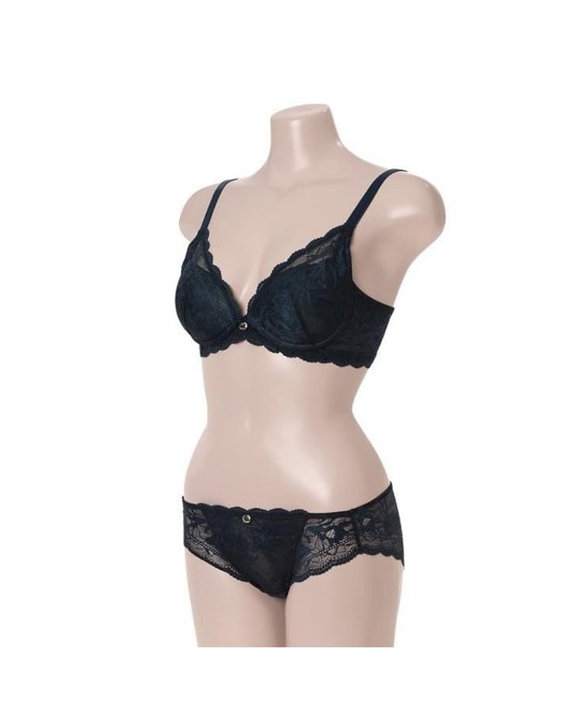 원더브라 [갤러리아] 풀커버리지 노와이어 볼륨브라,팬티세트(A~D컵)WBWBR2J43T,WBWPT2J39T 착용컷