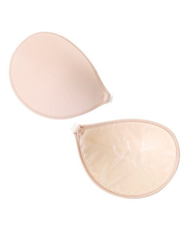 원더브라 [갤러리아] PEARLY SHELL 접착식 웨딩 누드브라 PSWBR7A33T 착용컷