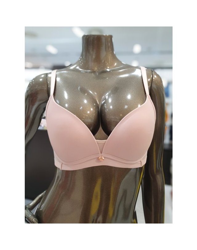 원더브라 [갤러리아] 3종택1 풀커버리지 노와이어 브라(70A,70B,A~D컵)3M10T~3M12T 착용컷