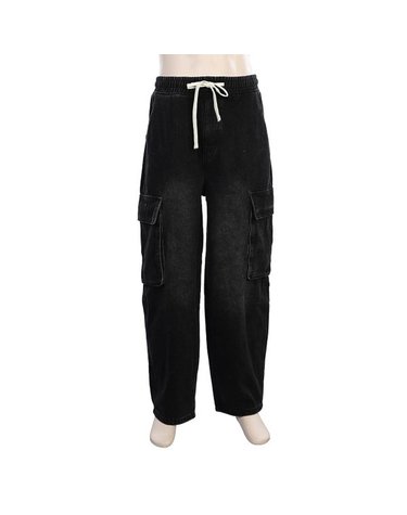 [갤러리아] [바인드]UNISEX 25W_스냅입체카고와이드데님 데님팬츠(DNFW9-MDP021)