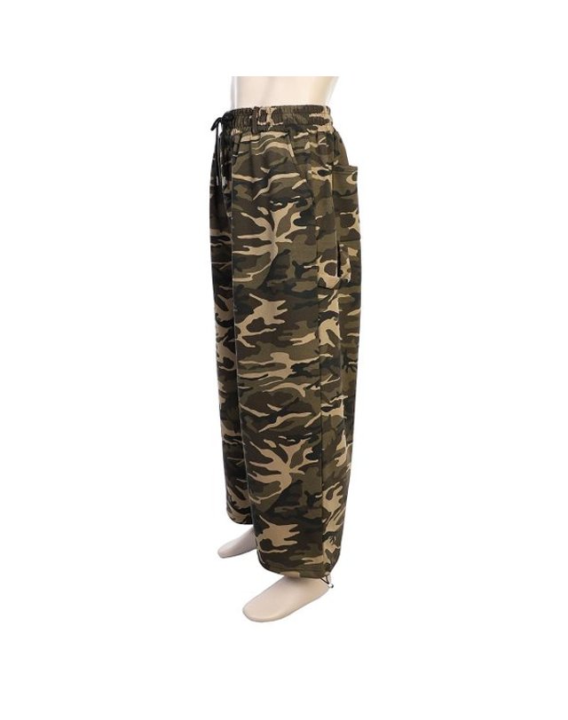 바인드 [갤러리아] [바인드]WN_KEYRING CAMO BALLOON PANTS(DMFW9-MPL062) 착용컷