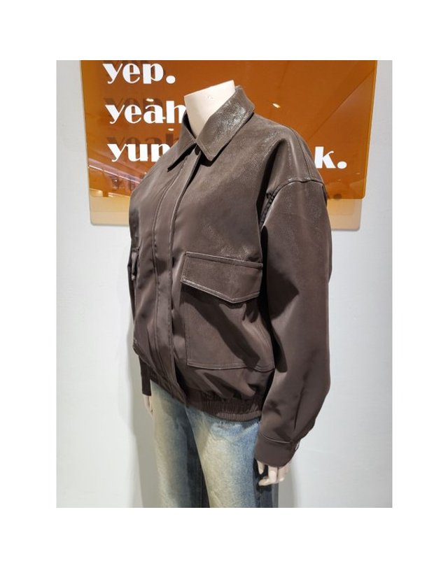 바인드 [갤러리아] [바인드]26S)1930)어텀빌JK_C 레더자켓(DGGS1-WLJ023) 착용컷