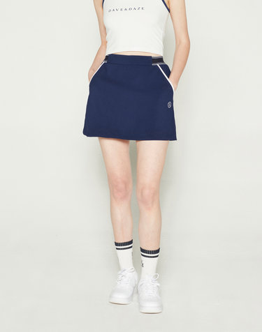SIDE BAND SKIRT (NAVY)