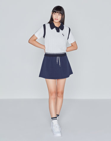 A-LINE SWEAT SKIRT(NAVY)