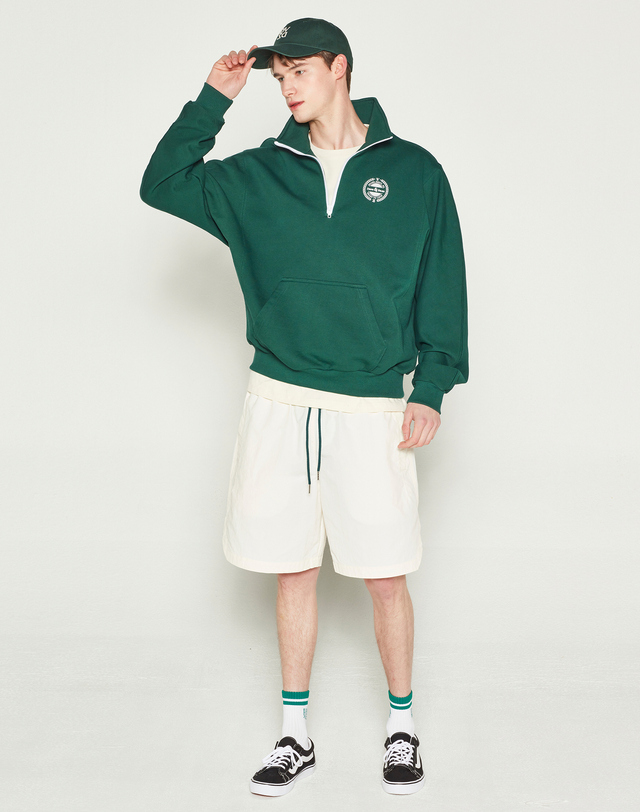 데이브앤데이즈 HALF PANTS (IVORY) 아이보리 착용컷