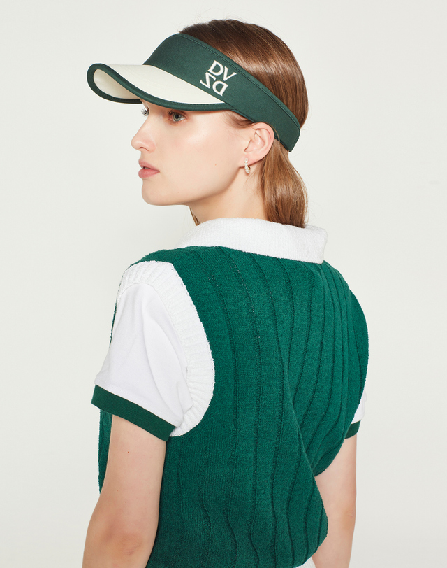 데이브앤데이즈 SIGNITURE SUNVISOR (GREEN) 그린 착용컷
