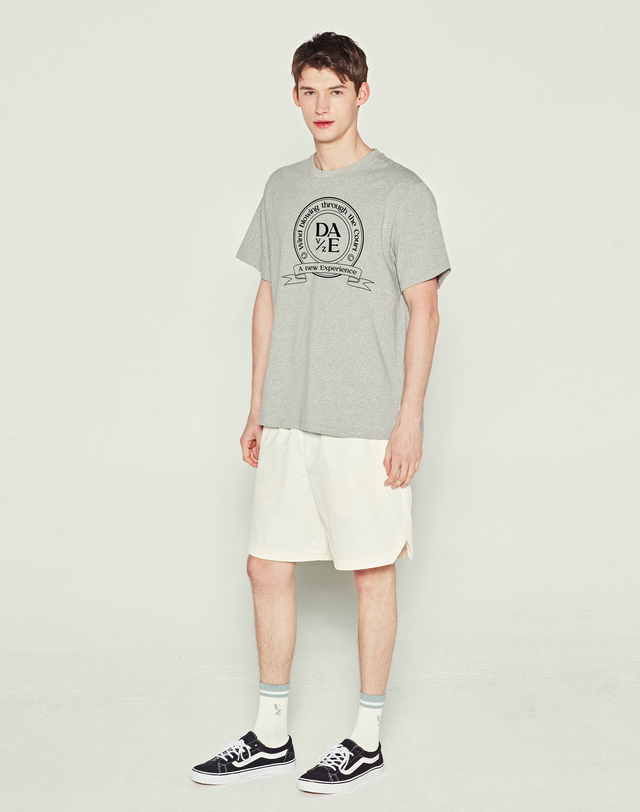 데이브앤데이즈 HERITAGE BOXY TEE (GRAY)_MAN 그레이 착용컷