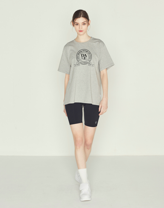 데이브앤데이즈 HERITAGE BOXY TEE (GRAY) 그레이 착용컷