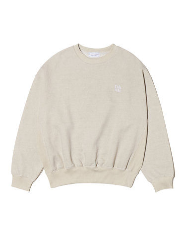  CLASSIC WASHED SWEATSHIRT (BEIGE)