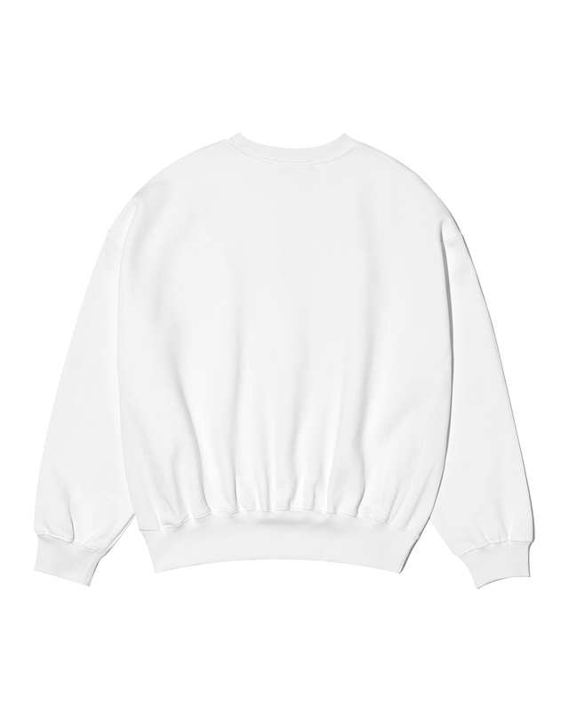 데이브앤데이즈 CLASSIC WASHED SWEATSHIRT (WHITE) 화이트 착용컷