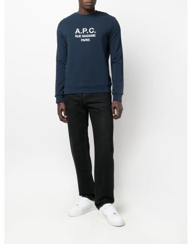 아페세 [명품] 아페쎄 라푸스 스웨트셔츠 COEZD H27500 IAJ NAVY DOM 착용컷