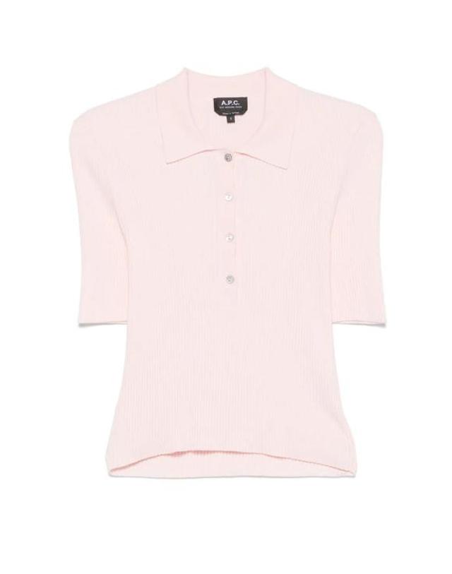 A.P.C. [아페세] [명품] 아페쎄 다나에 폴로 셔츠 COGDK F23216 FAB ROSE PALE DOM