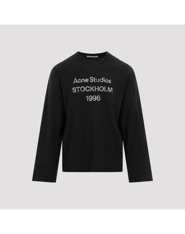 [명품] 26FW 아크네 스튜디오 로고 롱슬리브 티셔츠 CL0197 BM0 FADED BLACK DOM