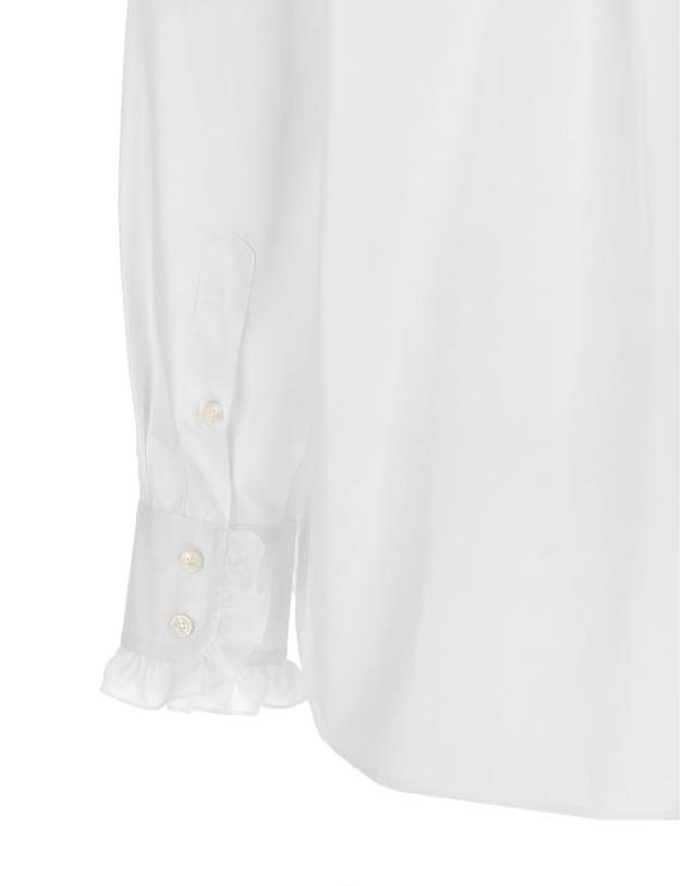 스텔라맥카트니 24SS 스텔라 맥카트니 여성 러플 셔츠 620111SMA909000 BPG 착용컷