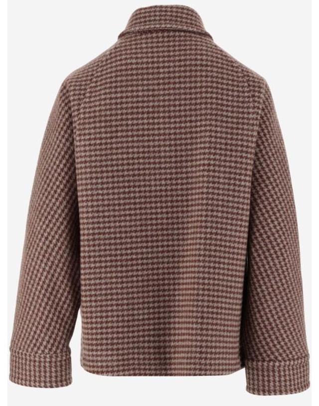 알베르토비아니 23FW 알베르토비아니 여성 하운드투스 패턴 울 자켓 PP877WO217365 ROSSO BPG 착용컷