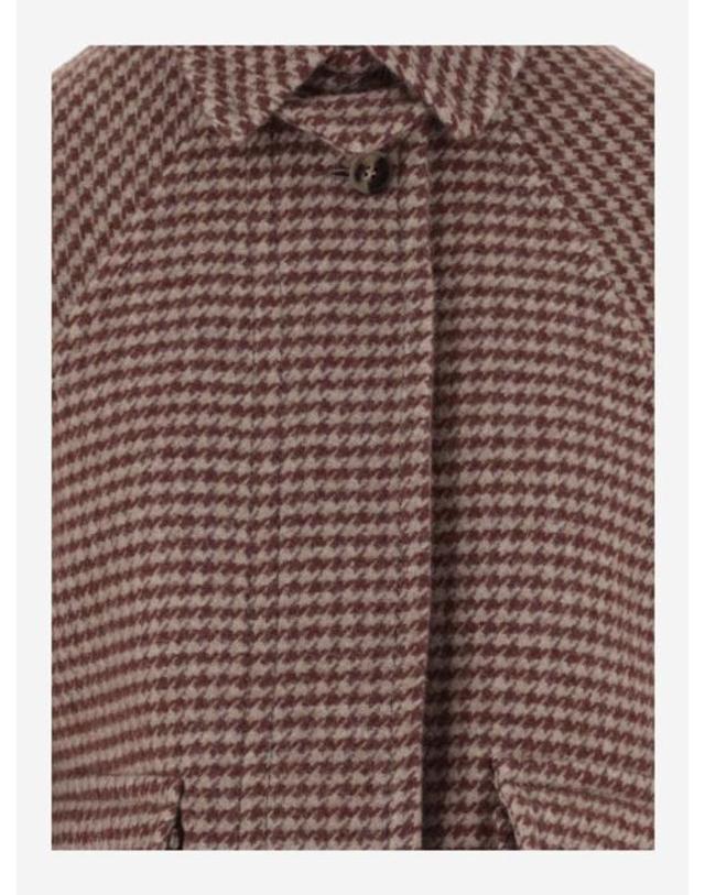 알베르토비아니 23FW 알베르토비아니 여성 하운드투스 패턴 울 자켓 PP877WO217365 ROSSO BPG 착용컷