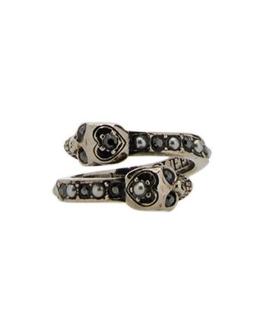 [명품] 26FW 알렉산더 맥퀸 반지 553657 J160Y 1328 SILVER DOM