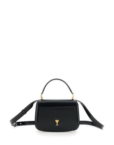 [명품] 26SS 아미 스몰 하트 로고 글레이즈드 레더 파리 탑 핸들 백 ULL718 AL0139 001 BLACK DOM