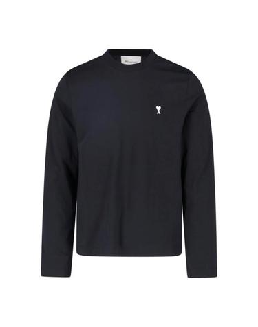 [명품] 26FW 아미 스몰 하트 로고 롱슬리브 티셔츠 HTS416 724 045 WHITE BLACK DOM