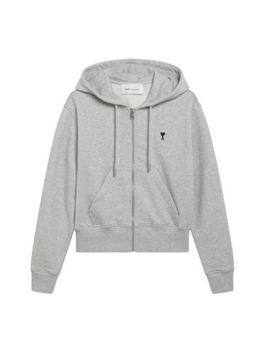 [명품] 26FW 아미 후드 티셔츠 FSW801 730 A273 ASH GREY BLACK DOM