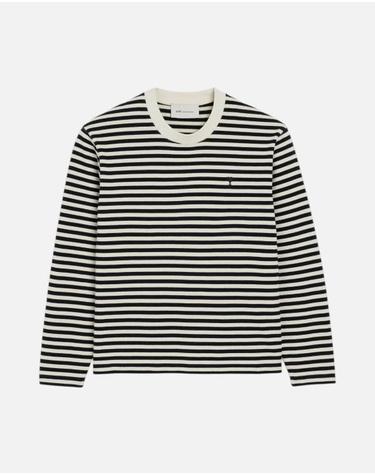 [명품] 26FW 아미 긴팔 티셔츠 UTS414 JE0241 044 BLACK IVORY DOM