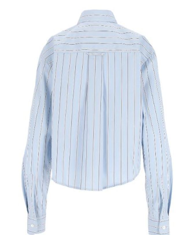 아미 [명품] 26FW 아미 셔츠 FSH876 CO0249 A232 CASHMERE BLUE IVORY DOM 착용컷