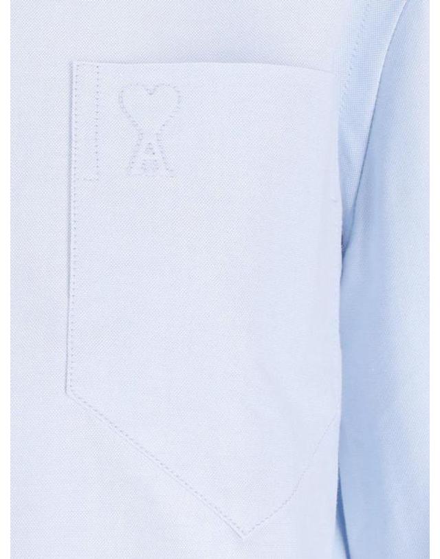 아미 [명품] 26FW 아미 셔츠 FSH876 CO0031 450 BLUE DOM 착용컷