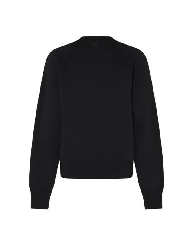 아미 [명품] 24SS 아미 스몰 하트 로고 스웨트셔츠 BFUSW005747001 DOM 착용컷