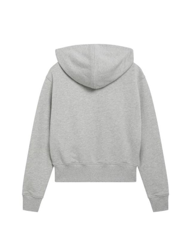 아미 [명품] 26FW 아미 후드 티셔츠 FSW801 730 A273 ASH GREY BLACK DOM 착용컷