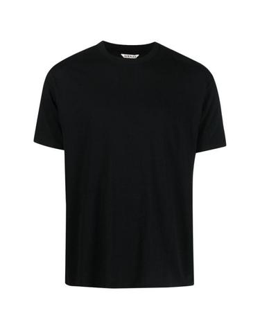 26SS 오라리  남성 심리스 크루넥 반팔 티셔츠 A00T01ST BLACK BPG