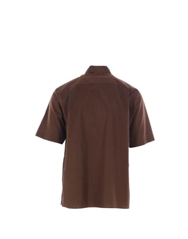 오라리 [명품] 오라리 반팔 셔츠 A25SS03TL DARK BROWN DOM 착용컷