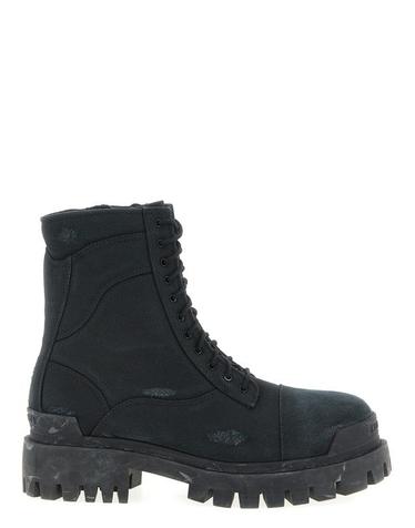 [명품] 26FW 발렌시아가 컴뱃 스트라이크 부츠 845015 W2H11 1000 BLACK DOM