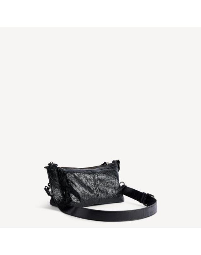발렌시아가 [명품] 26FW 발렌시아가 르 시티 모토 미니백 866122 2ABEK 1000 BLACK DOM 착용컷