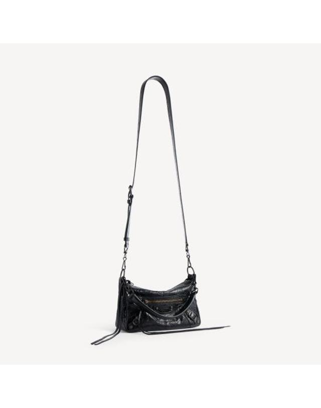 발렌시아가 [명품] 26FW 발렌시아가 르 시티 모토 미니백 866122 2ABEK 1000 BLACK DOM 착용컷