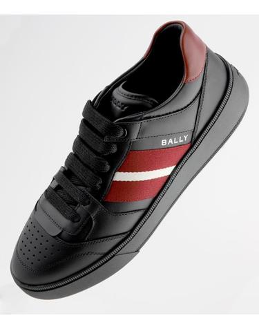 [명품] 발리 스니커즈 MSK08YVT179 I9C4 BLACK RED DOM