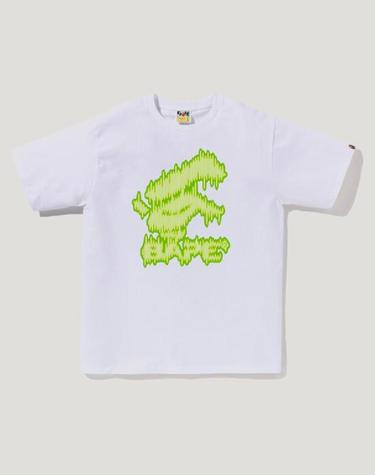 [명품] 베이프 반팔 티셔츠 001TEM301050MWHT WHITE DOM