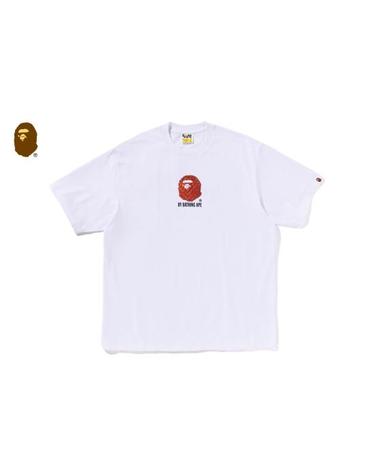 [명품] 베이프 반팔 티셔츠 001TEM801302MWHT WHITE DOM