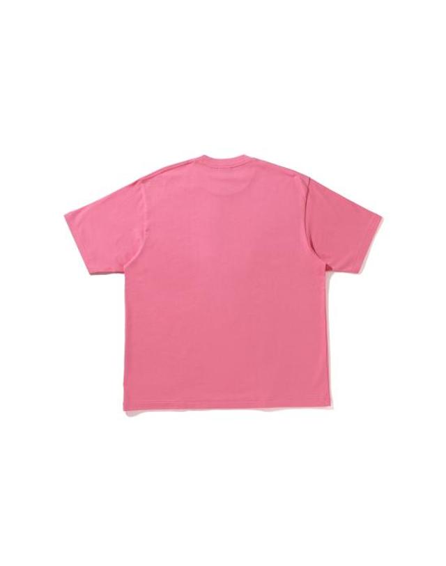 베이프 [명품] 베이프 반팔 티셔츠 001TEM801302MPNK PINK DOM 착용컷