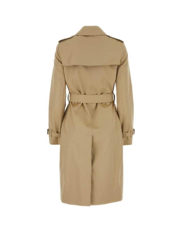버버리 26FW 버버리 여성 켄싱턴 헤리티지 트렌치 코트 8079414 A1366 Beige o Tan BPG 착용컷