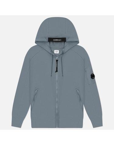 [명품] 씨피 컴퍼니 다이애그널 레이즈드 플리스 후드집업 18CMSS025A 005086W 872 STORMY WEATHER DOM
