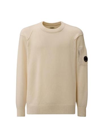 [명품] 26FW 씨피 컴퍼니 램스울 GRS 크루넥 렌즈 스웨터 RFCMKN707A 110149A 103 GAUZE WHITE DOM
