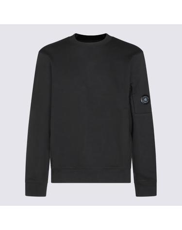 [명품] 26FW 씨피 컴퍼니 다이애그널 레이즈드 플리스 렌즈 크루넥 스웨트셔츠 21CMSS713A 005086W 985 RAVEN DOM