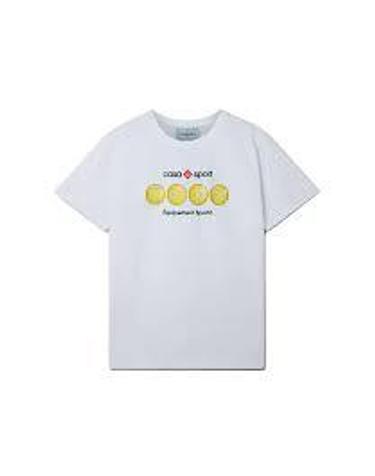 [명품] 카사블랑카 반팔 티셔츠 CSBM3FRTS020WH CASA SPORT TENNIS BALLS DOM