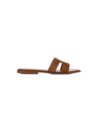 [명품] 26FW 셀린느 스웨이드 카프스킨 마리나 트리옹프 뮬 368235122C 20OX CINAMMON DOM