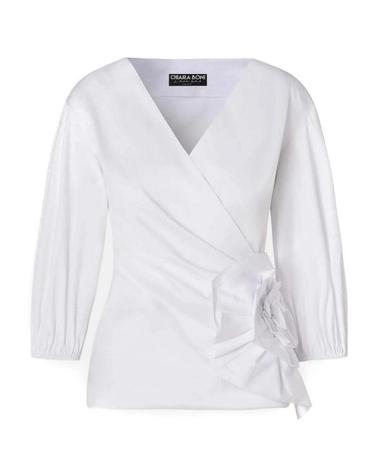 키아라보니  여성 엘리제 셔츠 CMELIZEECOTTONCXWHITE White BPG